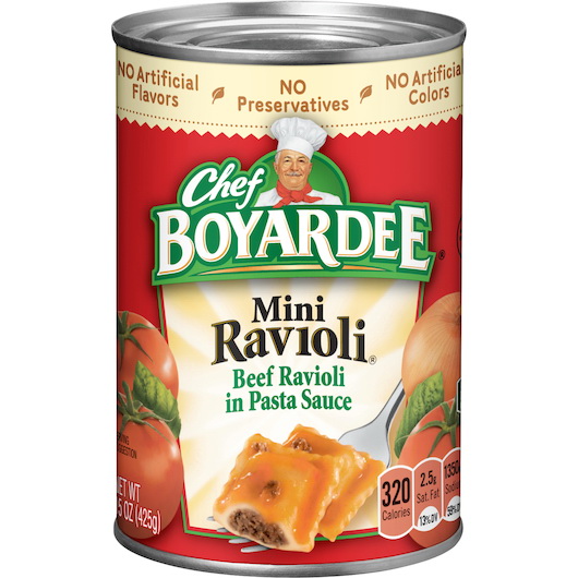 Chef Boyardee进口代理批发 Chef Boyardee Chef Boyardee 馄饨迷你，15 盎司，每箱 24 个