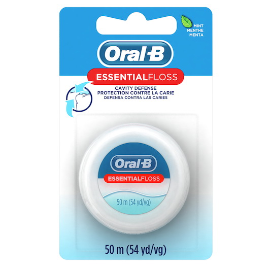 Oral-B进口代理批发 Oral B Oral-B 薄荷牙线精华，55 码，每箱 4 支