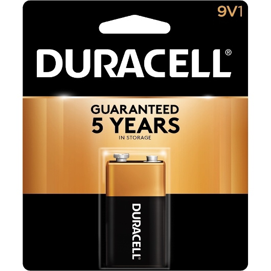 Duracell Ultra进口代理批发 Duracell Ultra 9 伏铜顶电池，1 节，每箱 4 节