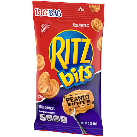 酷牌库|商品详情-Ritz进口代理批发 Ritz 花生酱零食，3 盎司，每箱 12 块