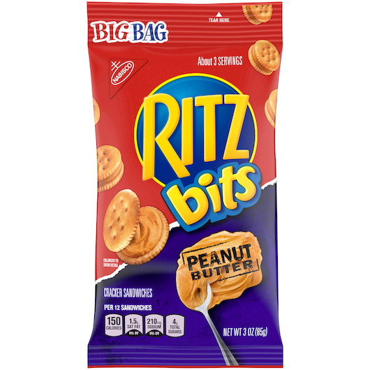 酷牌库|商品详情-Ritz进口代理批发 Ritz 花生酱零食，3 盎司，每箱 12 块