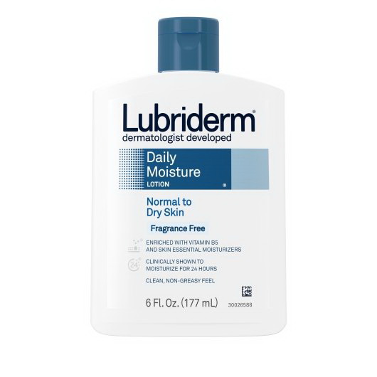 Lubriderm进口代理批发 Lubriderm 每日保湿不含香精，6 液量盎司，每箱 2 件