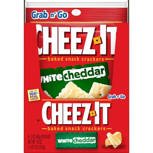 Cheez-It进口代理批发 Sunshine Cheez-It 白切达饼干，3 盎司，每箱 6 个