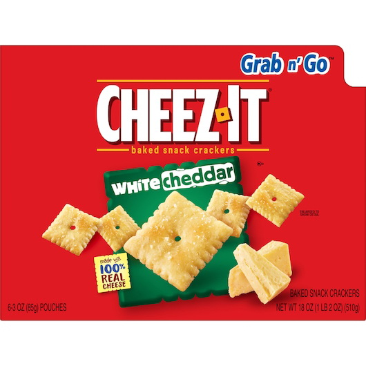 酷牌库|商品详情-Cheez-It进口代理批发 Sunshine Cheez-It 白切达饼干，3 盎司，每箱 6 个