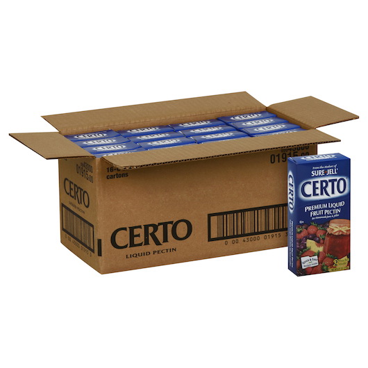 酷牌库|商品详情-Certo进口代理批发 Certo 果胶水果液体 Certo，6 液量盎司，每箱 16 粒