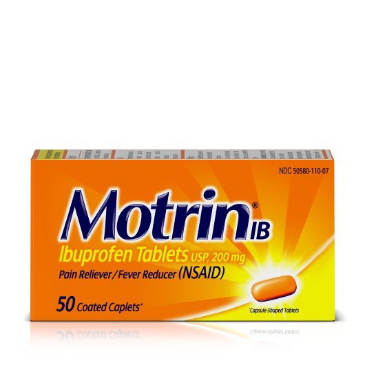 Motrin进口代理批发 美林胶囊，50 粒，每盒 8 粒