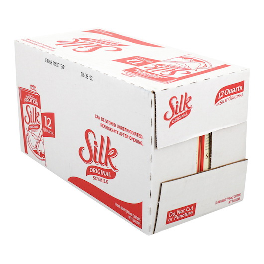 酷牌库|商品详情-Silk进口代理批发 Silk 原味豆浆，946 毫升，每箱 12 粒