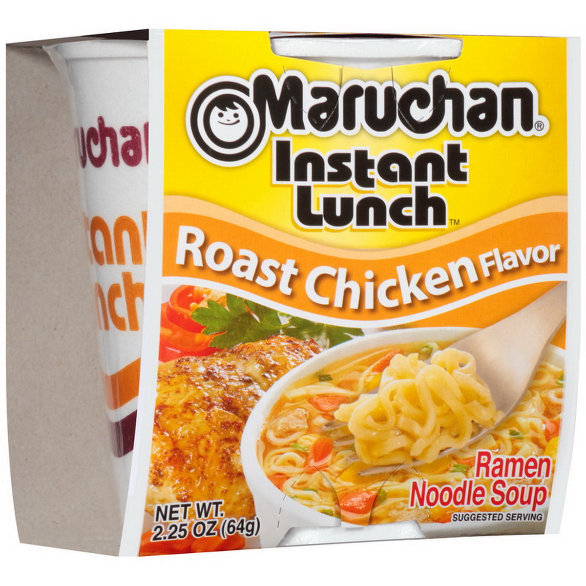 Maruchan Instant进口代理批发 Maruchan 即食烤鸡肉味拉面汤，2.25 盎司，每箱 12 个