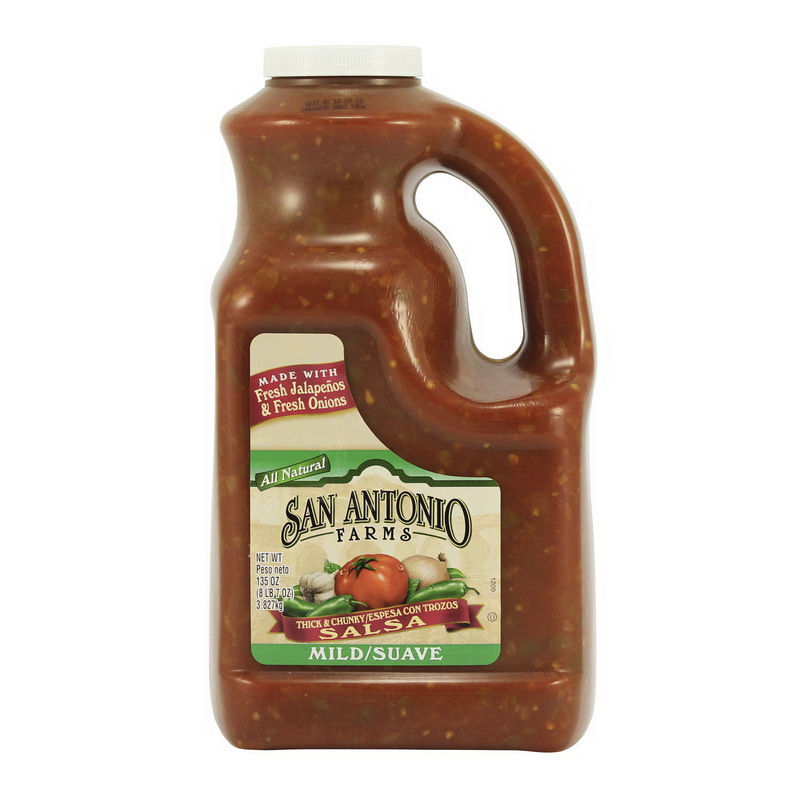 San Antonio Farms Salsa Thick Chunky Mild 135 Ounces 4 per case