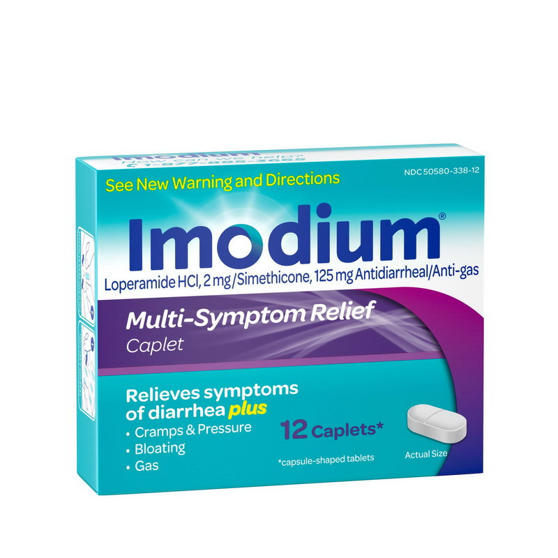 Imodium进口代理批发 Imodium Rapid Relief，12 片，每盒 6 片，每箱 8 片