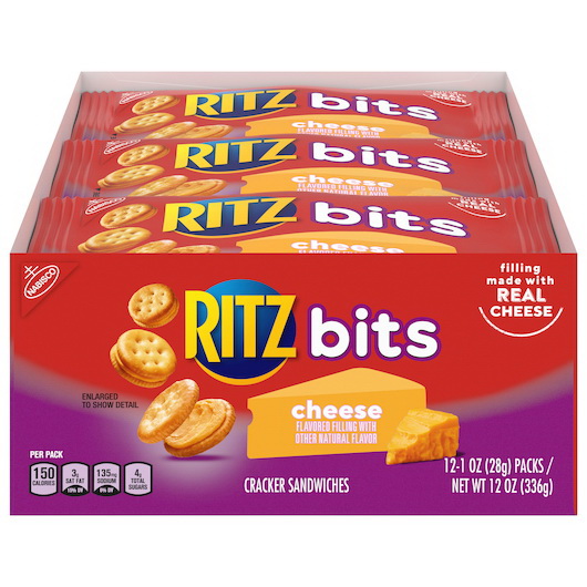 酷牌库|商品详情-Ritz进口代理批发 Ritz 奶酪饼干，1 盎司，每箱 4 块