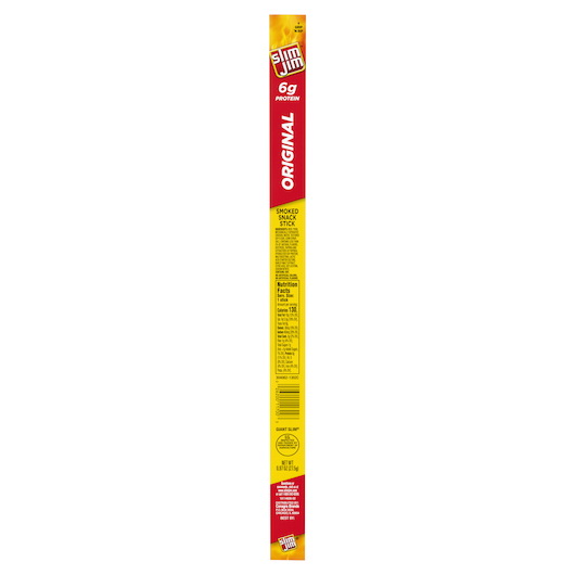 酷牌库|商品详情-Slim Jim进口代理批发 Slim Jim Giant 零食棒，0.97 盎司，每箱 6 根