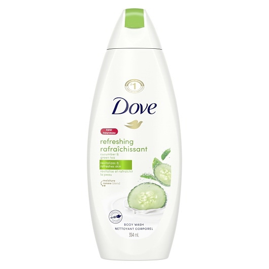 Dove进口代理批发 Dove Cool Moisture 沐浴露，11 液量盎司，每箱 6 件