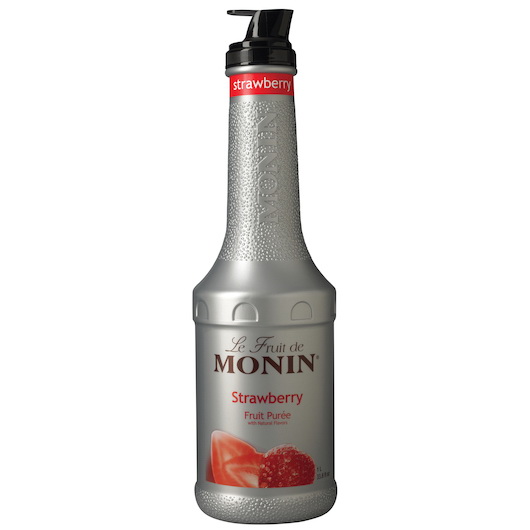 酷牌库|商品详情-Monin进口代理批发 Monin 优质草莓果泥，1 升，每箱 4 颗