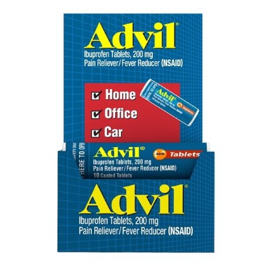 Advil进口代理批发 Advil 10'S 散装，每件 10 件，每箱 12 件