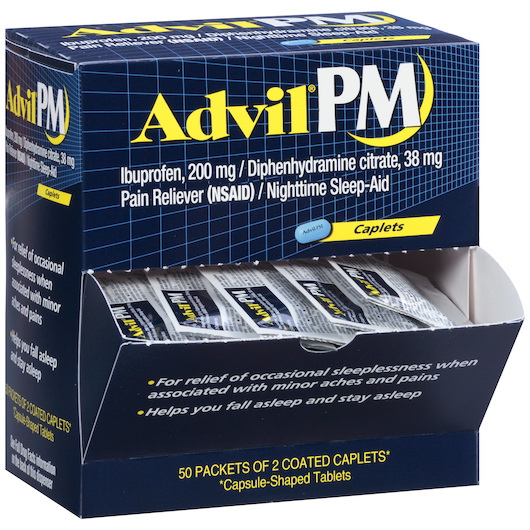 Advil Pm进口代理批发 Advil Pm 分配器，每个 80 个，每箱 24 个