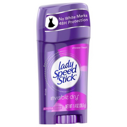 酷牌库|商品详情-Mennen进口代理批发 Lady Speed Stick 止汗棒隐形干淋浴清新，1.4 盎司，每箱 2 件