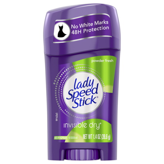 Lady Speed Stick进口代理批发 Lady Speed Stick 止汗隐形干粉新鲜，1.4 盎司，每箱 2 件