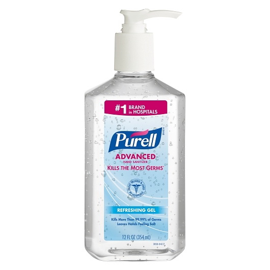 Purell进口代理批发 Gojo Purell 即时洗手液 12 盎司 - 每箱 12 件，每件 12 件，每箱 1 件