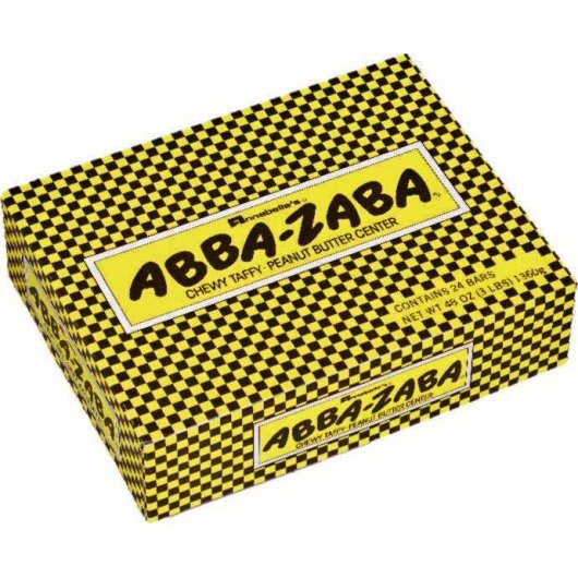 酷牌库|商品详情-Annabelle Candy进口代理批发 Annabelle Candy Co Candy Abba Zaba，1.8 盎司，每箱 12 颗