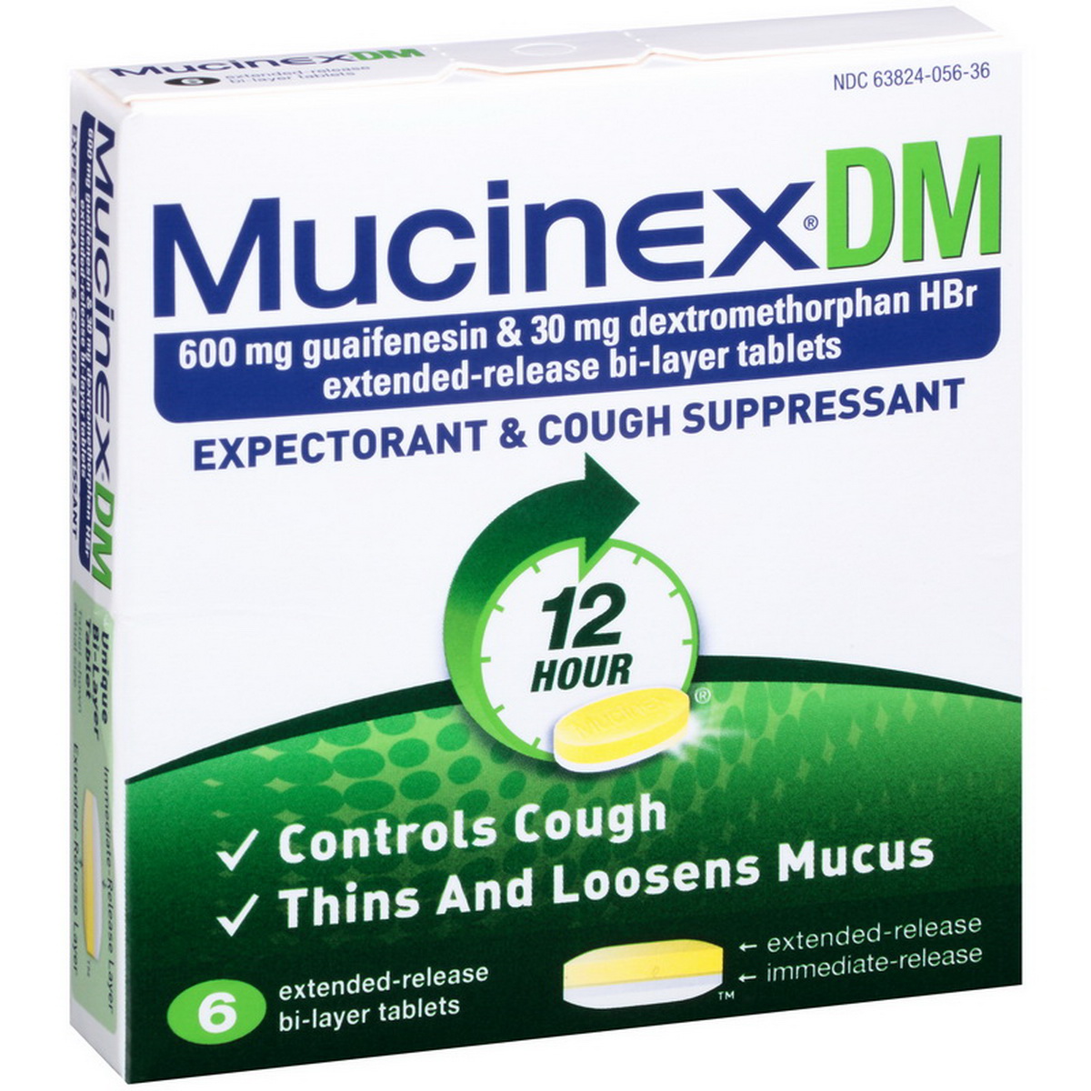 Mucinex进口代理批发 Mucinex Dm 常规强度泡罩包装，每件 6 件，每箱 24 件