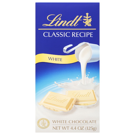 Excellence进口代理批发 Lindt & Sprungli (Usa) Inc 经典配方巧克力棒白巧克力棒，4.4 盎司，每箱 6 块