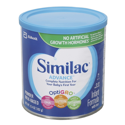 酷牌库|商品详情-Similac进口代理批发 Similac Advance 非转基因婴儿配方奶粉罐装含铁，12.4 盎司，每箱 6 粒