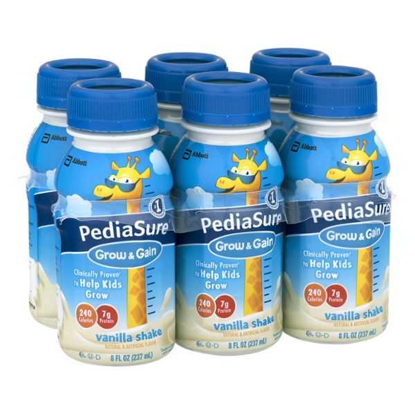 Pediasure进口代理批发 Pediasure 香草 8 盎司，8 液量盎司，每盒 6 个，每箱 4 个