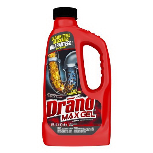 Drano进口代理批发 Drano Max 凝胶堵塞去除剂，32 液量盎司，每箱 12 件