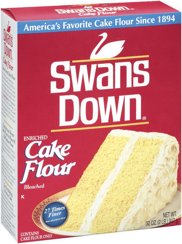 Swans Down Flour进口代理批发 Swans Down Flour 蛋糕粉，32 盎司，每箱 8 块