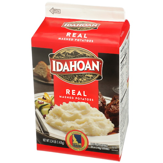 Idahoan Foods进口代理批发 Idahoan Foods 无麸质纯正土豆泥，3.24 磅，每箱 6 个