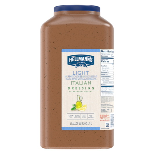 酷牌库|商品详情-Hellmann's进口代理批发 Hellmann's 淡味意大利酱，1 加仑，每箱 4 件