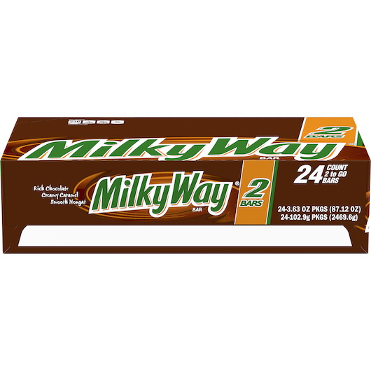 Milky Way进口代理批发 银河特大号糖果棒，3.63 盎司，每箱 6 块