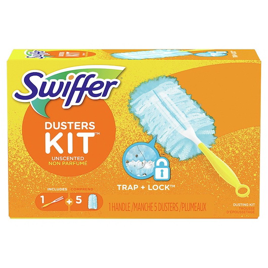 Swiffer进口代理批发 Swiffer Swiffer 除尘套件 5Cnt，1 件，每箱 6 个