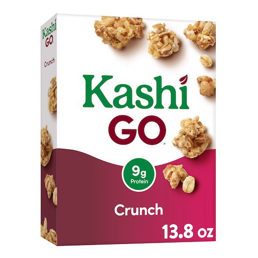 Kashi进口代理批发 Kashi Go 瘦脆谷物麦片，13.8 盎司，每箱 12 粒