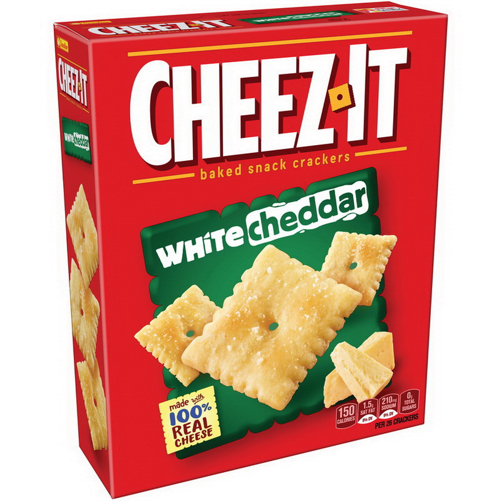 Cheez-It进口代理批发 Cheez-It 白色切达饼干，7 盎司，每箱 12 块