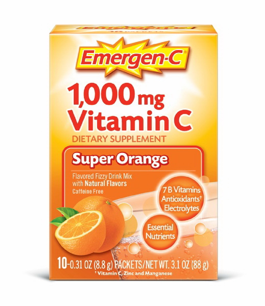 Emergen-C进口代理批发 Emergen-C 超级橙，各 10 粒，每箱 12 粒