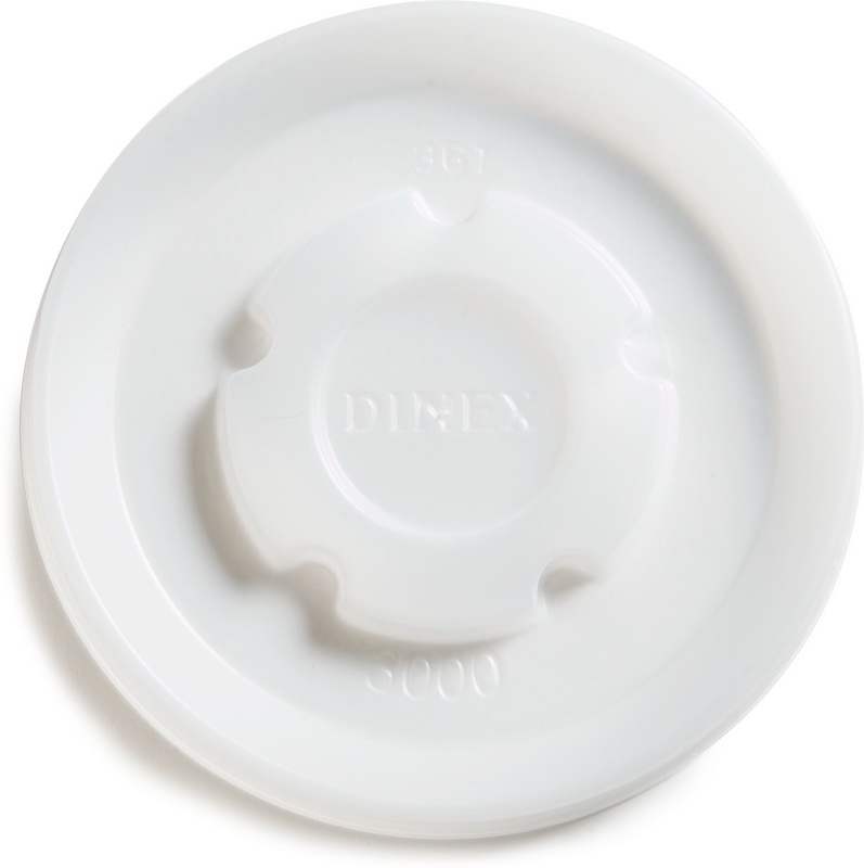 Turnbury进口代理批发 Dinex 盖子半透明，3.5 英寸，每盒 1 个，每箱 1500 个