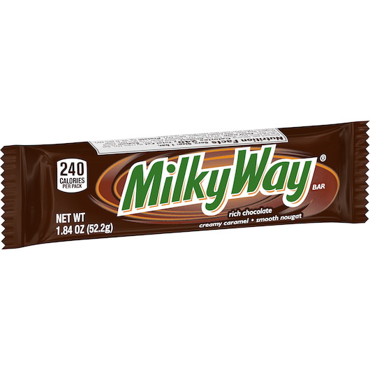 Milky Way进口代理批发 Milky Way Milky Way 单件 6 件装，1.84 盎司，每箱 12 件