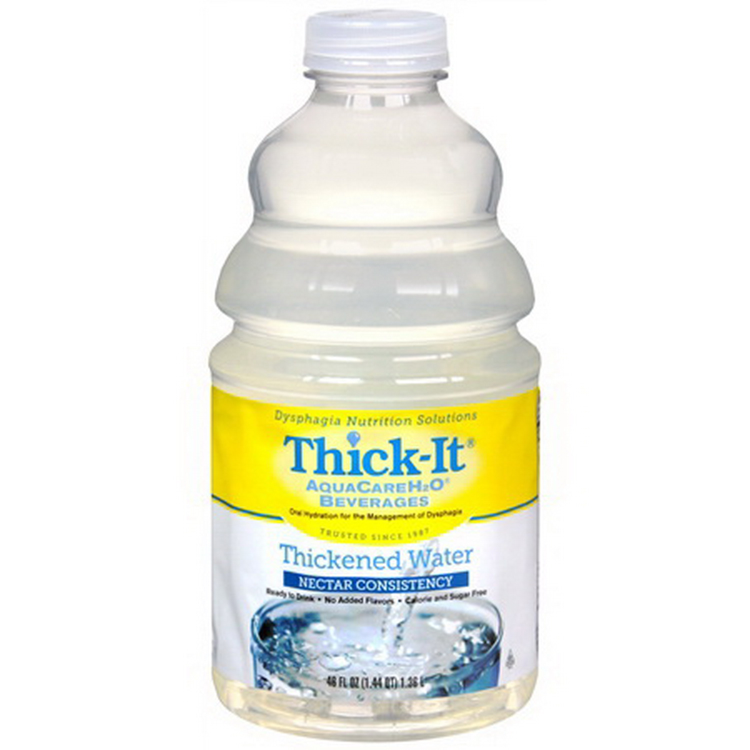 Thick It Aqua Care H20进口代理批发 Thick It Clear Advantage 增稠饮料水花蜜，46 液量盎司，每箱 4 件