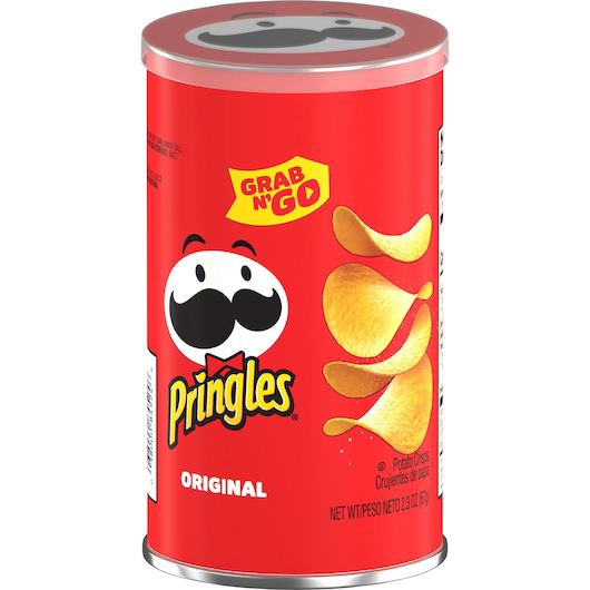 Pringles Original Potato Chips, 1.3 oz (Pack of 12) 