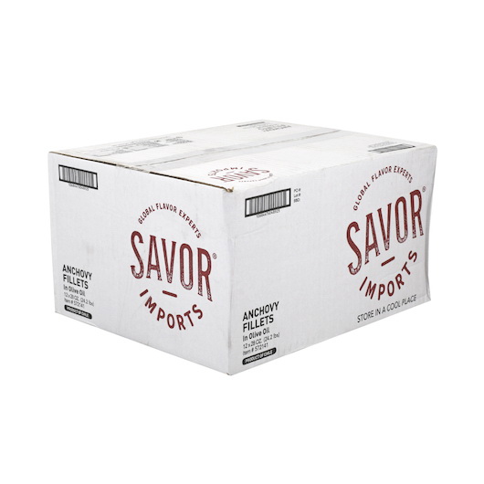 酷牌库|商品详情-Savor进口代理批发 Savor 进口橄榄油鱼片 28 盎司每包 - 12 每箱，28 盎司，每箱 12