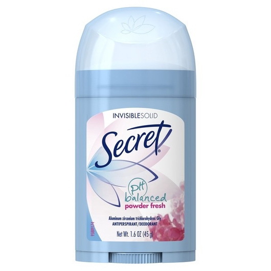 酷牌库|商品详情-Secret进口代理批发 Secret 隐形固体粉末清新 1.6 盎司除臭剂，1.6 盎司，每箱 2 件