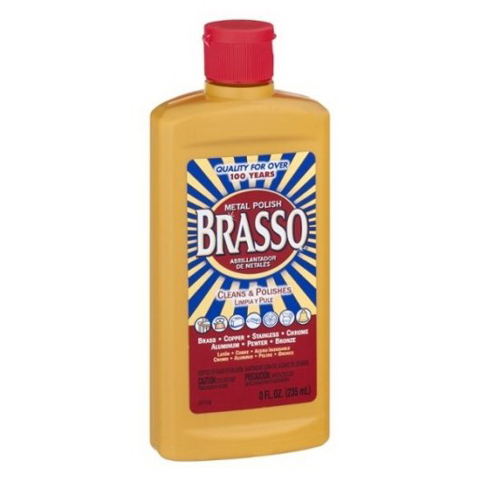 Brasso进口代理批发 Brasso Braso 金属抛光剂，8 液量盎司，每箱 8 个