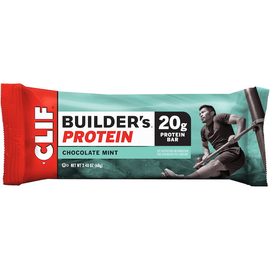 Builder's Bar进口代理批发 Builder's Bar 巧克力薄荷零食棒，68 克，每箱 12 块