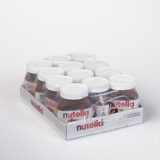 Nutella进口代理批发 Nutella 榛子酱罐装，26.5 盎司，每箱 12 个