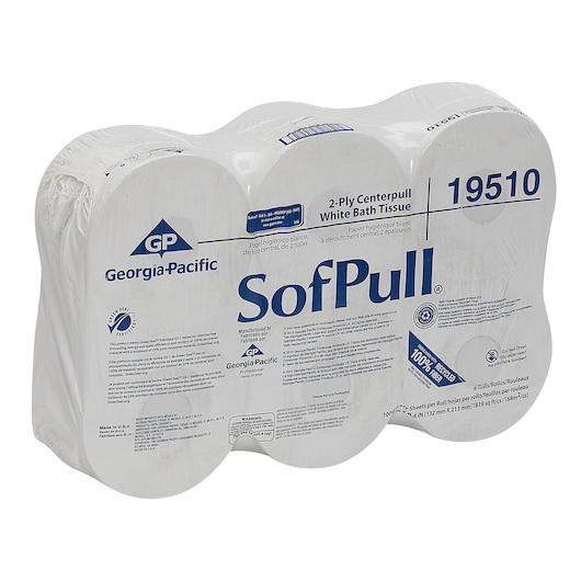 酷牌库|商品详情-Sofpull进口代理批发 Sofpull 2 层高容量中心拉纸巾，306.25 平方英尺，每箱 1 张