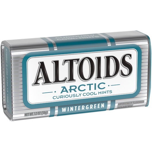 Altoids进口代理批发 Altoids 北极冬青，1.2 盎司，每箱 12 颗