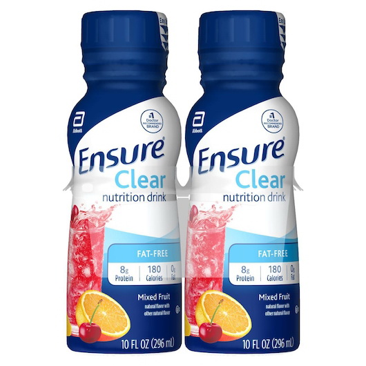 酷牌库|商品详情-Ensure进口代理批发 Ensure Shake Clear 混合水果，10 液量盎司，每箱 3 个