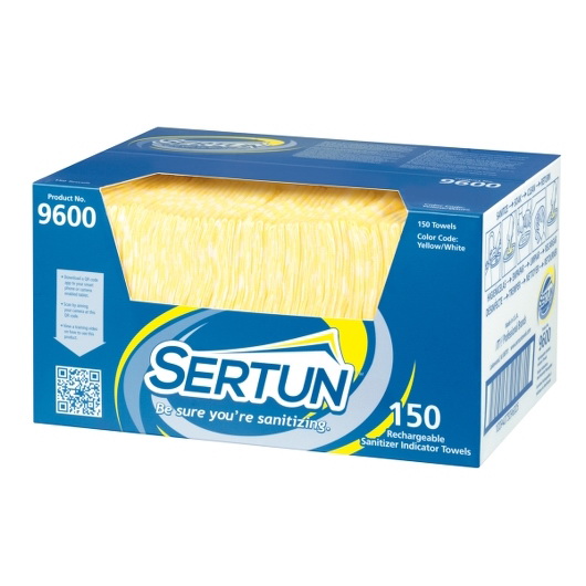 酷牌库|商品详情-Sertun进口代理批发 Sertun 消毒指示巾可充电，每条 150 条，每箱 1 条